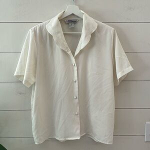 Vintage K.B.Lawrence Women’s Button Up Blouse Size 10